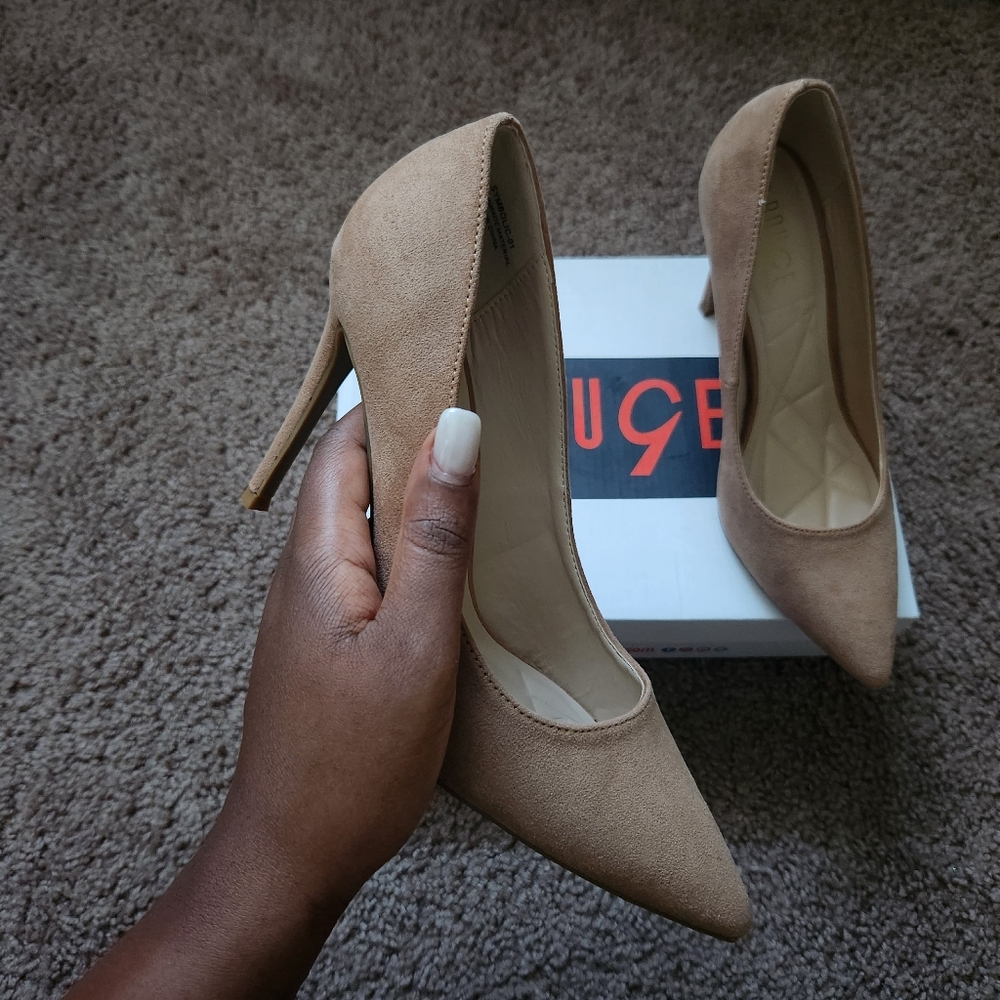 Nude Pointy Toe Heels